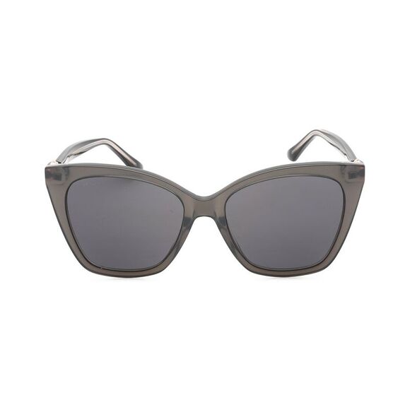 Jimmy Choo Gray Cat-Eye Sunglasses